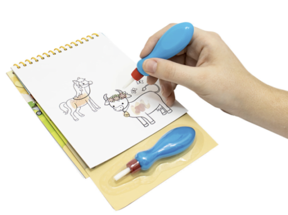 Livro Aquabook para Colorir Animais da Fazenda - Image 3