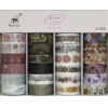 Washi Tapes Decoradas Kit com 24 rolos Pink Cand - Imagem 4