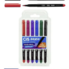 Estojo Marcador Artístico CIS Ponta Pincel Aquarelavél Brush 6 Cores Básicas - Image 2