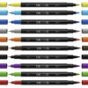 Caneta Pincel Brush Dual Tip CIS Aquarelável - Blister com 10 cores - Image 2
