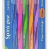 Jogo Caneta Esferográfica CIS Spiro Glow 0,7mm com 5 cores - Image 2