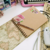 Livro Scrapbook Mapa Mundi Vintage - Imagem 2