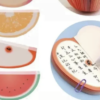 Bloquinho 3D Frutas Kawaii - Imagem 3
