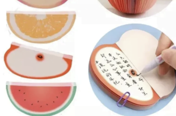 Bloquinho 3D Frutas Kawaii - Imagem 3