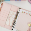 Fichário Luxo com Folhas Decoradas Tam A5 (médio) - Imagem 2