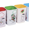 Porta Lápis/Caneta decorado 4 peças Plasutil mais suporte tema Turma da Mônica - Image 2