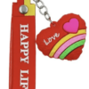 Chaveiro Emborrachado Love 20x4,2cm Em Metal Interponte