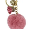 Chaveiro em metal Sereia Pompom 12 cm
