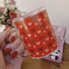 Xícara 330ml Caneca Estampada para Café Chocolate - KE HOME Corações - Imagem 2