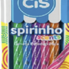 Kit com 5 canetas CIS Spirinho com cheirinho