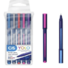Kit de canetas esferográficas CIS Yolo 0,7mm 5 cores