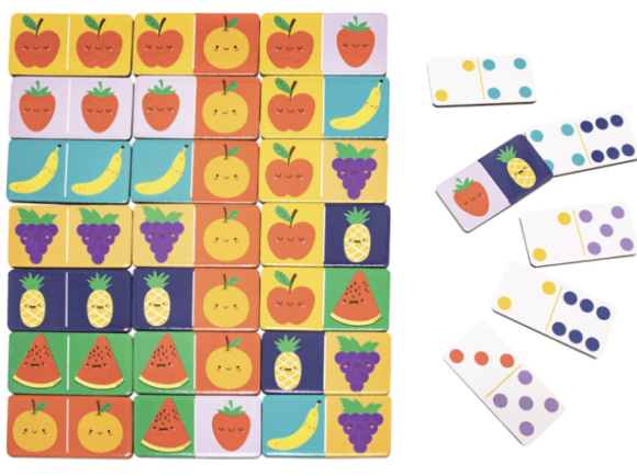 Box Livro com Dominó Frutas - Imagem 5